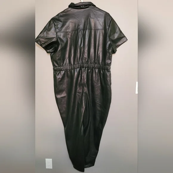 Smash + Tess Midnight Mood Romper in faux leather NWOT size XXXL - Picture 5 of 7